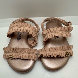 MK Michael Kors Girls Toddles Shoes ‎ Pink Sandals
